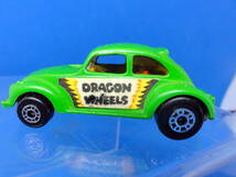 マッチボックス ドラゴン ホイール Vintage Matchbox Superfast VW Beetle Dragon Wheels Funny Car No. 43 1972._画像3