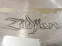 Zildjian ジルジャン swish 18インチ スイッシュ チャイナ 米国製 made in USA vintage 白抜きロゴ_画像7