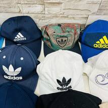 ☆大量・1円〜☆ adidas アディダス キャップ 帽子 バケットハット 等 まとめて 33個 セット まとめ売り ①_画像9