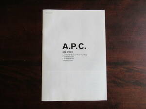 379【A.P.C.】 アー・ペー・セー カタログ　catalogue2 2004