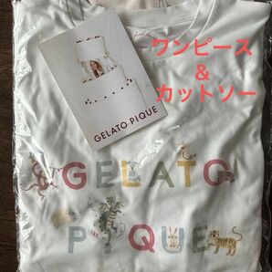 【新品】ジェラート ピケ gelato pique 福袋 2024 干支 ワンピース カットソー セット カード付