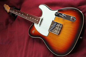 【Fender Japan】TL-62B（3TS）'62 Telecaster Custom（Tourus Can't Stop PU／ CTSポッド／Orange Drop／Alderボディ／ローズウッド指板）