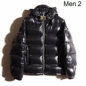 M4412P　▼MONCLER GENIUS モンクレール ジーニアス ALYX アリクス▼　1017 ALYX 9SM ALMOND ダウンジャケット ブラック 黒 2 秋冬 rb mks