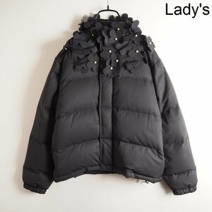 K7806P VTu es mon TRESORtu emo n tresor V new goods pearl flower equipment ornament Short down jacket black black autumn winter rb mks