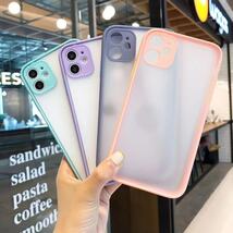 iphone14ケース カーバー TPU 可愛い　お洒落　韓国　マット　ブラック　黒　軽量 ケース 耐衝撃 高品質552_画像4