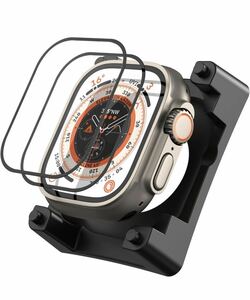 Apple Watch Ultra フィルム 49mm 保護フィルム 耐衝撃 高透過率 耐指紋 キズ防止 炭素繊維 TPU アップルウォッチUltra 強化フィルム