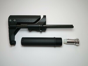 IRON 製 WA GBB 用 BAD PDW ストック (インチ.リアルサイズ) バトルアームズ M4 トレポン ガスブローバック