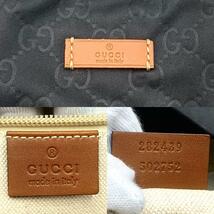 1円●美品●GUCCI グッチ メンズ トートバッグ ビジネスバッグ GG柄 A4 書類 ハンドバッグ レディース 肩掛け ワンショルダー ナイロン_画像10