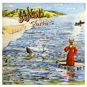 【LPドイツ盤】 GENESIS　foxtrot　ジェネシス　1972年作　なかなかの美音を聴かせるドイツ1970年代中盤PRSプレス　高音質(波形紹介)