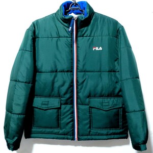 特価/未使用【サイズ=LL(XL)】FILA/フィラ/メンズ/中綿/パディング/ジャケット/胸囲=104～112cm/green②