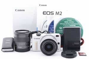 #b43★実用品★ Canon キャノン EOS M2 EF-M 15-45mm 18-55mm
