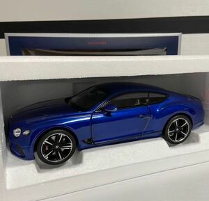 ★ノレブ／NOREV：1/18 ★ベントレー コンチネンタル GT／BENTLEY CONTINENTAL GT 2018 (スパンコールブルー) ★未開封モデル♪