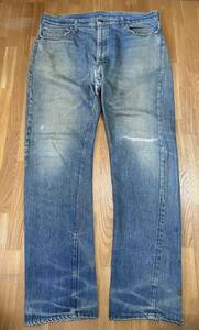 雰囲気◎ 70s vintage Levi's 505 66前期 デニムパンツ ヴィンテージ オリジナル 8刻印 42タロン シングルステッチ USA製 W40 L34