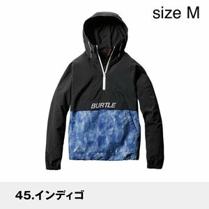 新品未使用　インディゴ　size M BURTLE バートル 4054 アノラックパーカー 秋冬用 メンズ 作業服 作業着 ジャンパー ジャケット