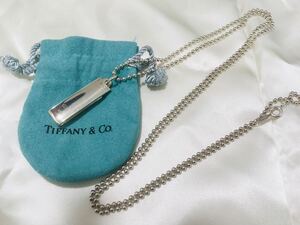 ティファニー 925 1837 ネックレス バーペンダント アクセサリー Silver Tiffany＆Co.