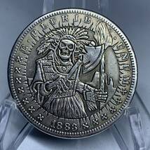 WX1240流浪幣 エジプト ファラオ 天眼 鷹紋 外国硬貨 貿易銀 海外古銭 コレクションコイン 貨幣 重さ約24g_画像1