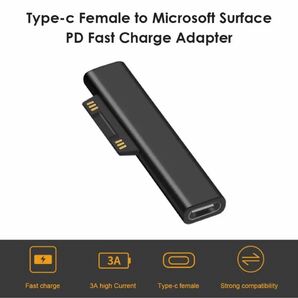 新品未使用 45W マグネット付Type-C to Surface Pro PD充電 変換用アダプター