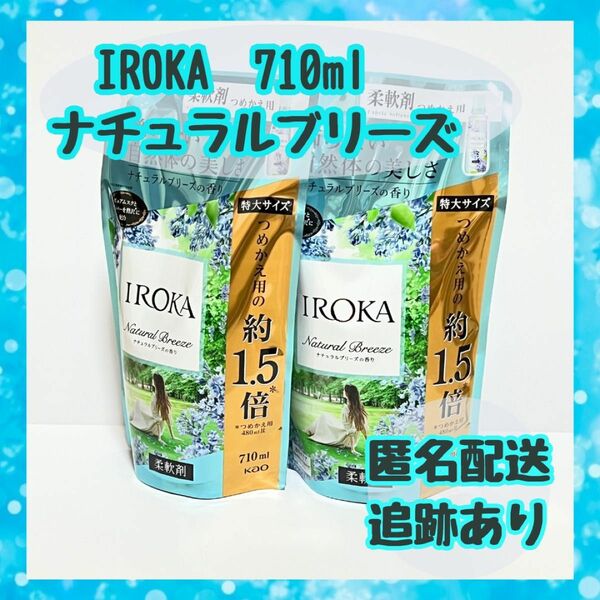 【2個セット】フレア フレグランス IROKA 柔軟剤 ナチュラルブリーズの香り