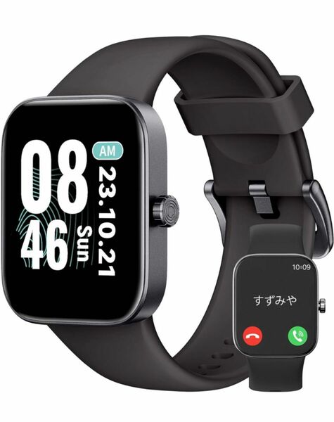 スマートウォッチ Bluetooth通話機能 iPhone&アンドロイド対応 Smart Watch 腕時計 歩数計 プレゼント