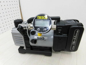 ☆イチネンTASCO MODEL TA150ZP-1 充電式真空ポンプ 18V 省電力型 デジタルミニ連成計 TA141DM 付き セット☆使用の回数少ない★管122-105