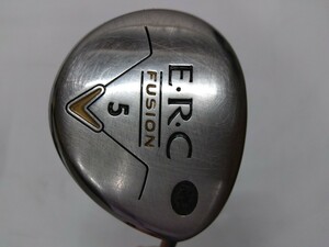 Callaway キャロウェイ E.R.C FUSION 19度 5W JV 50 E SEREIES R FLEX メンズ右 ヘッドカバー付き E.R.Cフュージョンフェアウェイウッド