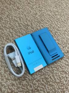 ☆動作確認済 iPod nano アイポッドナノ 第7世代　ブルー Bluetooth フィットネスAPP