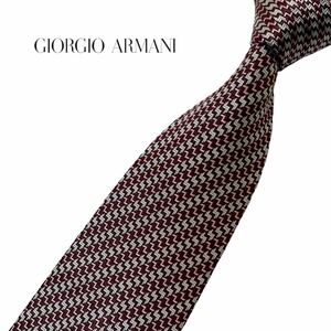 GIORGIO ARMANI ネクタイ レジメンタル柄 ストライプ柄 ジョルジオアルマーニ USED 中古 m653