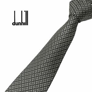 dunhill ネクタイ レジメンタル 風柄 ストライプ風柄 ダンヒル USED 中古 m661