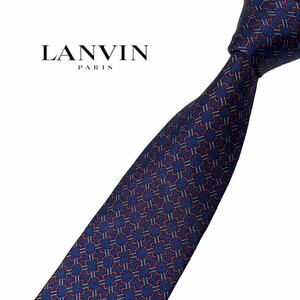 LANVIN ネクタイ パターン柄 ランバン USED 中古 m672