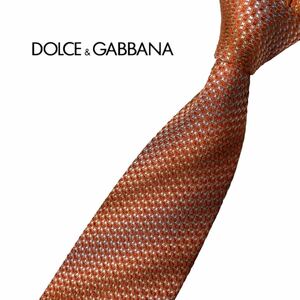 DOLCE&GABBANA necktie reji men taru pattern stripe pattern gradation Dolce & Gabbana USED used m676