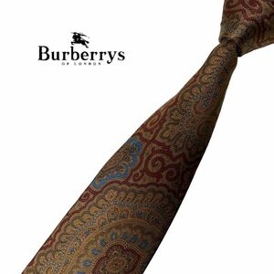 BURBERRY ネクタイ 花柄 ボタニカル柄 バーバリー USED 中古 m679