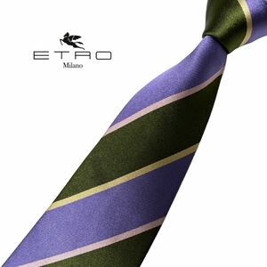 ETRO ネクタイ レジメンタル柄 ストライプ柄 エトロ USED 中古 m701