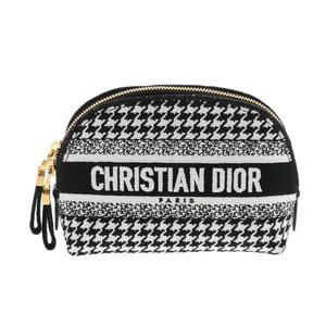 【美品】Christian Dior （クリスチャンディオール） ロゴ コスメ ポーチ バッグ セカンドバッグ/ポーチ/クラッチ used:A[ROR]