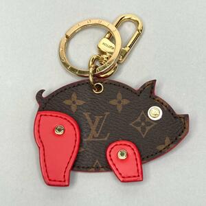 【限定価格2/1まで】LOUIS VUITTON （ルイヴィトン） ポルトクレ・フィギュア ピッグ キーリング M64181 used:AB[ROR]