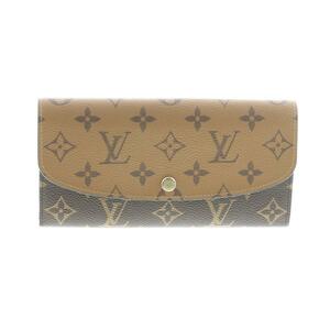 【お値下げ品】LOUIS VUITTON ルイヴィトン 財布 二つ折り財布(小銭入有) M82157 Brown モノグラム・リバース ポルトフォイユ・エミリー