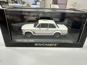 1/43 BMW 2002 turbo 1973（ホワイト）：Minichamps