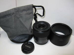 Canon EF-M 32mm f1.4 STM (大口径) フード付き ■極上品■ 10686