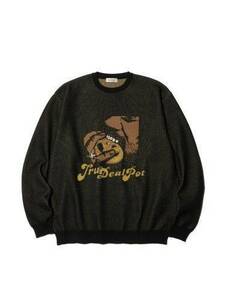 ※新品未使用 RADIALL ラディアル COOKIE - CREW NECK SWEATER L/S ジャガードニットセーター