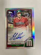 Topps wbc ジョーイ・メネセス 2023 Topps World Baseball Classic Joey Meneses Auto 直筆サイン メキシコ代表 ナショナルズ オリックス_画像1