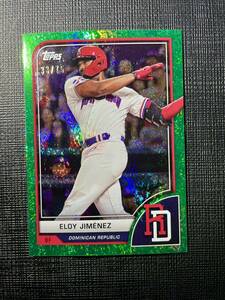 75枚限定 エロイ・ヒメネス wbc Topps world baseball classic 2023 eloy jimenez ホワイトソックス ドミニカ /75シリアル gleen