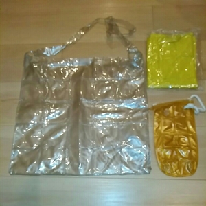  vinyl air pump . bag transparent yellow color pet bottle holder orange fastener attaching marine sport hour smartphone inserting . unused goods 3 point 