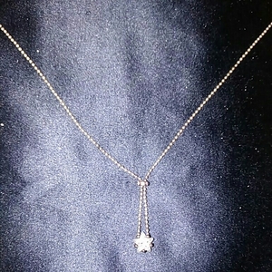  Star Jewelry silver 925 necklace star rhinestone star. base . stone chain length approximately 42cm star size 0.8×0.8cm current star. for 