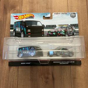 Hot Wheels ホットウィール プレミアム 2パック 日産スカイライン GT-R (BNCR33) / MBK VAN バン NISSAN SKYLINE GT-R HKS