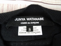 JUNYA WATANABE COMME des GARCONS ジュンヤワタナベ コムデギャルソン スパンコールニット切り替えカーディガン S JG-N010 AD2020_画像4