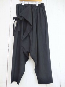 JUNYA WATANABE COMME des GARCONS ジュンヤ ワタナベ コムデギャルソン ストライプサルエルパンツ 毛99% ポリエステル1% M JI-P016 AD2021