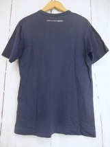 COMME des GARCONS SHIRT コムデギャルソン シャツ 半袖Tシャツ ネイビー 綿100% カットソー XS W24123_画像3