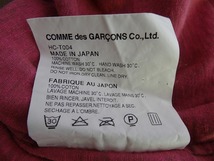 COMME des GARCONS HOMME コムデギャルソン オム 長袖カットソー ブラウン 綿100% S HC-T004 AD2008_画像7