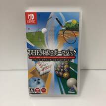 g158301　【中古】switch THE 体感！ スポーツパック ～テニス・ボウリング・ゴルフ・ビリヤード～ ニンテンドー スイッチソフト ②_画像1