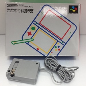 g160401　【中古・美品】Newニンテンドー3DS LL スーパーファミコン エディション　本体　ACアダプター付