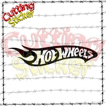 【カッティングステッカー】Hot Wheels LOGO ホットウィール / ミニカー / ダイキャスト / サイズ調整可能 / 輸入ステッカー / 屋外耐水_画像2